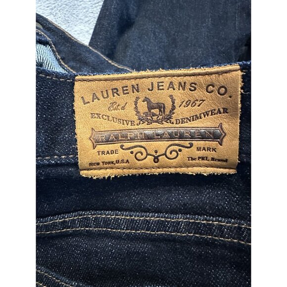 Ralph Lauren Jeans Co. 'Classic MidCalf' Cropped Dark Blue Size 12 x 22" Inseam - Picture 5 of 7